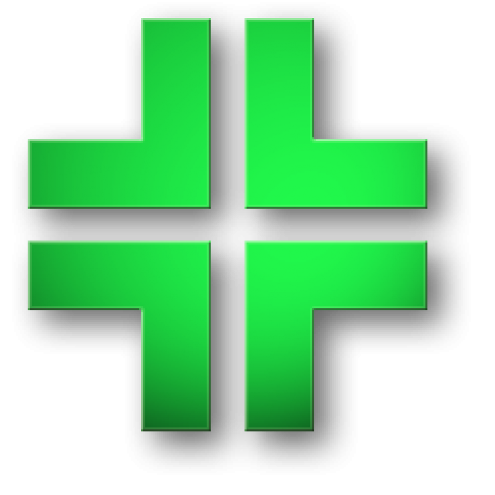 Croce verde, simbolo delle farmacie