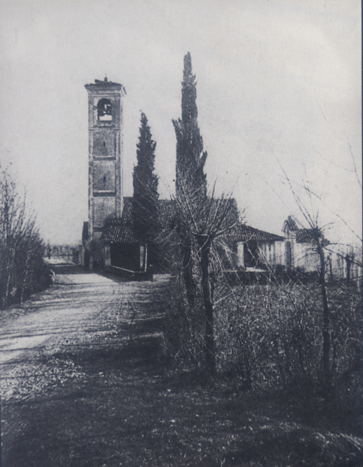 Il santuario in una foto della prima metà del XX secolo